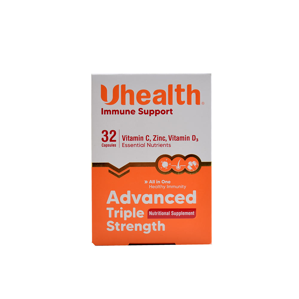 uhealth-1.jpg کپسول یوهلث آرین سلامت فارمد 32 عدد - Image 1